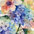 thumbnail image 6 of HAOXIT  Watercolor Tablecloth, Delicate Hydrangea Flowers Blooming Botanical Arrangement Wedding Inspired, Round Table Cover for Dining Room Kitchen Decor 46-50, 6 of 8