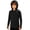 Black, variant on Boys Hooded Rash Guard Fishing Shirt, UPF 50+ Summer Long Sleeve Quick Dry Sun Hoodie, Youth UV Protection Beach Swim Shirts, Orange, 10-11 Years