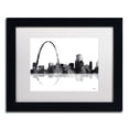 thumbnail image 2 of Trademark Fine Art "Gateway Arch St Louis Skyline BG-1" Canvas Art by Marlene Watson, White Matte, Black Frame, 2 of 4