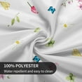 thumbnail image 6 of Easter Cute Bunny Table Cloth Pink Purple White Floral Butterfly Decorative Tablecloth Round 60 Inch Spring Flowers Washable Table Cover For Holiday Party Home Kitchen Dinning Room Picnic Decor, 6 of 6