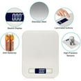 thumbnail image 6 of Food Scale, 5KG / 1g Digital Kitchen Scale Weight Grams and oz for Cooking Baking, Precise Graduation, Stainless Steel and Tempered Glass, 6 of 7