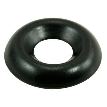 #8 x 13/64" x 17/32" Black Oxide Steel Finishing Washers (45 pcs.)