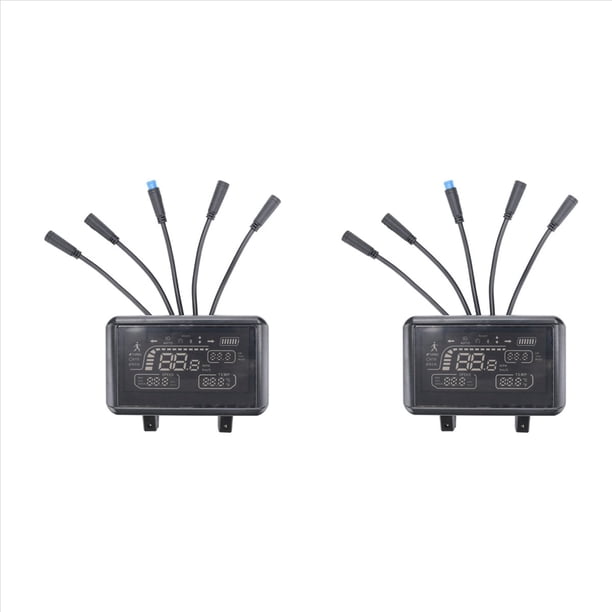 2X Panel de Control de Pantalla de Scooter Eléctrico, Indicador de Modo de Potencia, Velocidad, Medidor, Accesorios de Tablero Impermeables