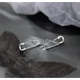thumbnail image 5 of 925 Sterling Silver Safety Pin Stud Earrings for Women Teens Paper Clip Earrings Punk Earrings Cute Stud Earrings, 5 of 5