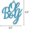 thumbnail image 2 of 24PCS Boy Jar Tag Gender Reveal Centerpieces Blue Baby Shower Decoration Glitter Paper Cutouts$$Electronics Accessories, 2 of 6
