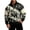 Black, variant on Men's Quarter Zip Mock Neck Sweatshirt Western Bear Print Long Sleeve Pullover Casual Outdoor Hunting Top Warm Athletic Sweatshirt Black L