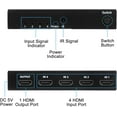 thumbnail image 6 of 4K HDMI Switch 4x1, 4K@60Hz 4 in 1 Out HDMI Switcher Selector with IR Remote Control, Supports HDCP 2.2 UltraHD HDR10 3D HD1080P Dolby DST, HDMI Splitter for PS4 Xbox Apple TV Fire Stick, 6 of 7
