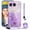 Purple, variant on CCSmall for OnePlus Nord 4 Bling Case Crossbody Lanyard for Woman Girls, Glitter Diamond Flower Shoulder Strap Wristband Cute Sparkle Protective Case Cover for Nord 4 YSH Purple