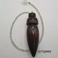thumbnail image 5 of QQTDFG Amulet Natural Wooden Pendulum Wooden Reiki Spiritual Pendulo-Style 6, 5 of 9
