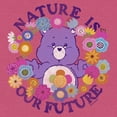 thumbnail image 2 of Women's Care Bears Nature Is Our Future Harmony Bear Racerback Tank Top Pink Heather 2X Large, 2 of 4