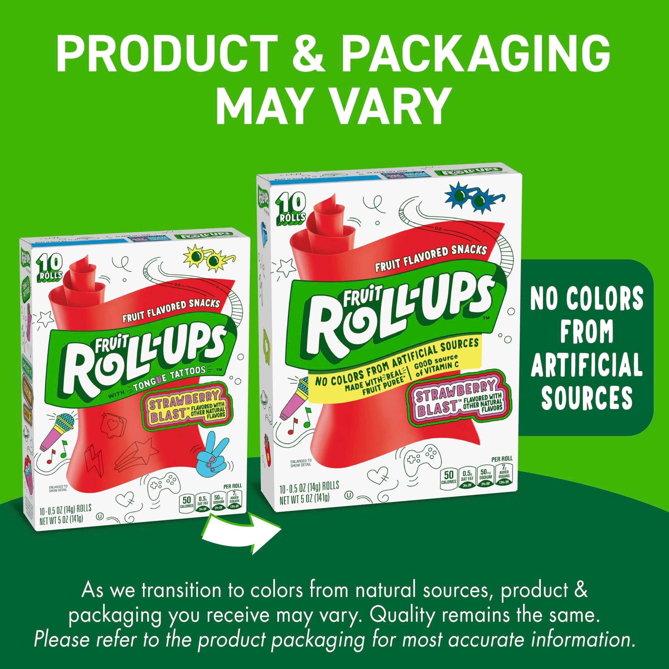 Fruit Roll-Ups Gluten Free Fruit Flavored Snacks, Strawberry Blast (10 Count)