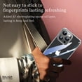 thumbnail image 7 of ELEHOLD Case for iPhone 16 Pro, Anti-Scratch Non-Yellowing Clear Back Case Built-in Camera Ring Stand,Silver, 7 of 7