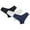 Dark Blue, variant on Kmdttou Women's Plus Size Underwear Sexy Lace High Cut Panties Comfort Bikini Panty Stretch Underpants Breathable Ladies Briefs (Regular & Plus Size) Dark Blue-M