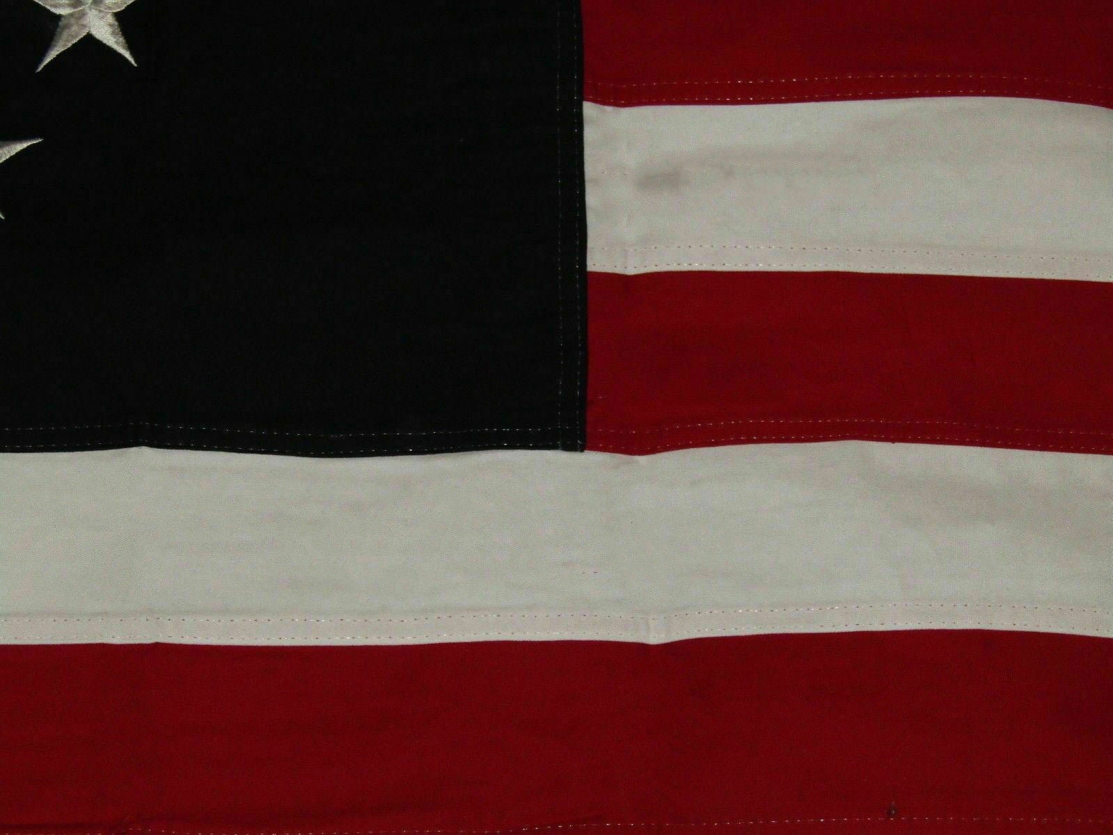 Betsy Ross 100% Cotton 2X3 Flag Embroidered Parotic Sewn Stars & Stripes USA