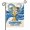 D, variant on XaaKee Garden Flag, Classic Victory Sports Championship Garden Flags, Double-sided High-Quality White Linen Yard Flag for Outside Clearance Pathway Deck Decoration, 12x18Inch