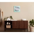 thumbnail image 4 of Embrace Unique Mint Pink Foliage 12 x 12 Glass Wall Hanging Sign, 4 of 4