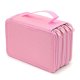 thumbnail image 1 of Bolsa de almacenamiento de bolígrafos sólida de 4 niveles Bolsa de almacenamiento de bolígrafos de gran capacidad (rosa), 1 of 4