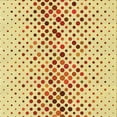 thumbnail image 1 of Ahgly Company Indoor Square Patterned Papaya Orange Area Rugs, 5' Square, 1 of 6