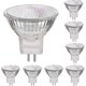 thumbnail image 1 of Lámparas halógenas GU5.3 de 12 V y 35 W, base de foco, luz blanca cálida, regulables, paquete de 8, 1 of 4