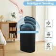 thumbnail image 4 of NiamVelo Kitchen Trash Can with Lid, 13 Gallon Automatic Garbage Can  Plastic Touchless Trash Can for  Kitchen Bedroom Bathroom Office,Black, 4 of 9