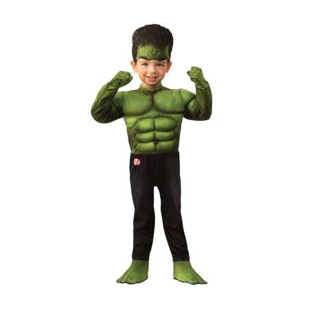Rubies Costume Co Inc. Marvel Avengers End Game Boys Toddler Hulk Jumpsuit Costume Set,