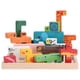 thumbnail image 3 of Bloque De Construcción De Madera, Colorido, Apilable, Rompecabezas 3D Para Bebé, Juguete Educativo, Esquina Suave, Libre De Tóxicos Para Mayores De 3 Años, 3 of 7