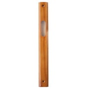 Wood Mezuzah With Window Light Wood 20 cm