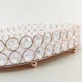 thumbnail image 4 of jifeng Mirror Base Tray, Storage Organizer Vanity Trays Decor Rose Golden Shiny Desktop L, 4 of 8