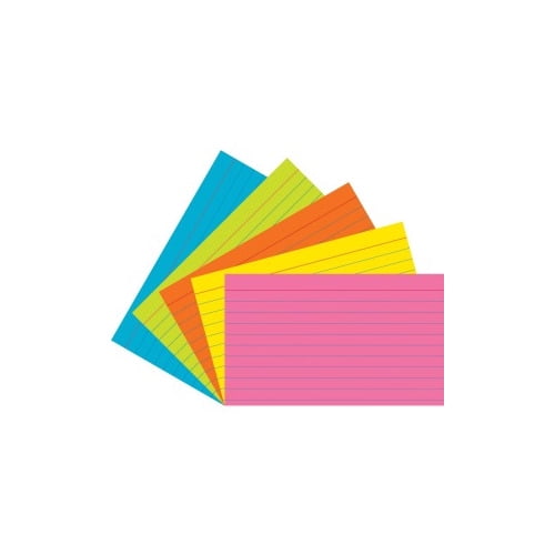 Colored Index Cards