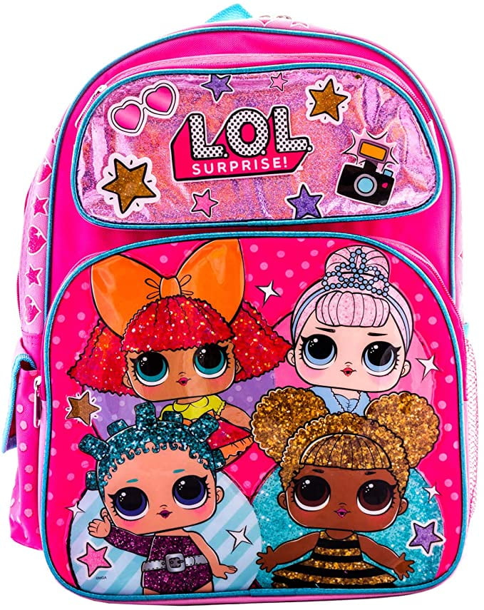 L.O.L Backpack NWT LOL Surprise Dolls BookBag 16” Licensed RUZ Girls 