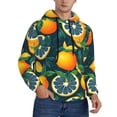 thumbnail image 2 of Goofa Fresh Orange for Men's Hooded Sweatshirt - Lightweight Pullover Hoodie with Kangaroo Pocket, Perfect for Everyday Wear-Medium, 2 of 7