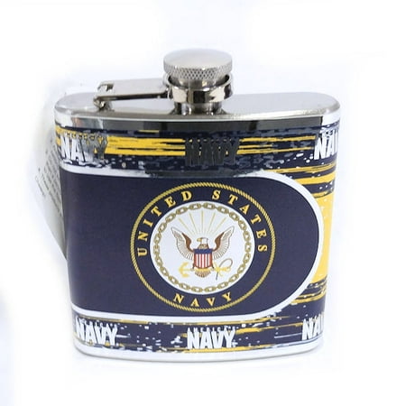 

U.S. Navy Stainless Steel Hip Flask 6 oz