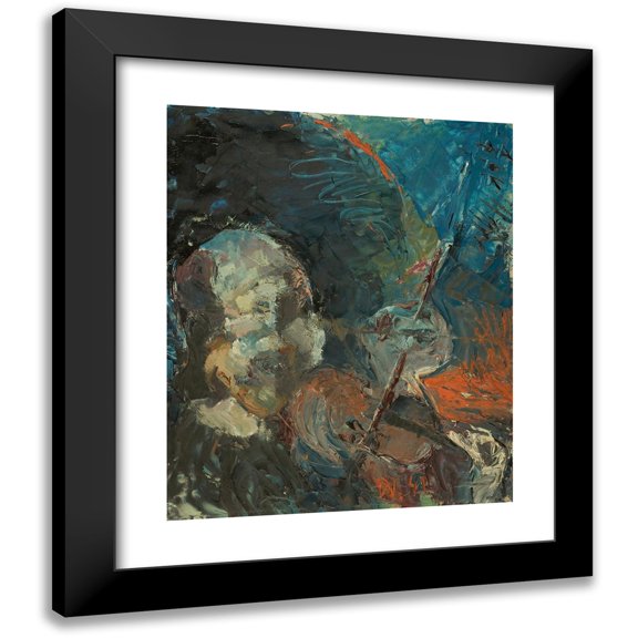Jakob Weidemann 12x14 Black Modern Framed Museum Art Print Titled - Feller (1942)