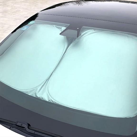 Car Sunshades for Windshield Car Sun Shield, Sunscreen Isolation, Sunshade Products 240T Polyester Front Window, Front Shield,56x37 Inches Sunscreen for Car Windshield