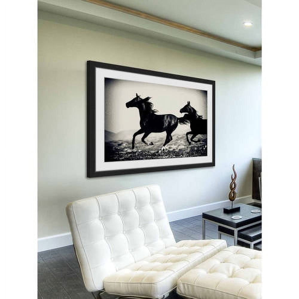 "Galloping Friends" Framed Painting Print