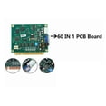 thumbnail image 3 of Placa de circuito impreso multicapa 60 en 1 para juegos de arcade con cable de 28 pines y salida VGA, placa de juegos de arcade Horizonta Green, Green, 3 of 5