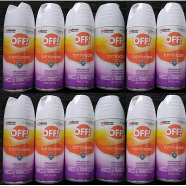 OFF! Family Care Insect Mosquito Repellent Picaridin Spray Deet-Free 5 oz -12 PK