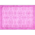 thumbnail image 1 of Ahgly Company Indoor Rectangle Abstract Pink Contemporary Area Rugs, 4' x 6', 1 of 4