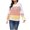 White, variant on Womens Sweater Knitted Gradient Round Neck Long Sleeve Casual Comfy Loose Tops Fall Winter Trendy Color Block Oversized Pullover Beige M