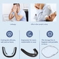 thumbnail image 4 of Viajes de silicona anti ronquida dispositivo flexible suave silencioso ronquido guardia ergonómico brace boca corrective sueño ayuda hombres coche negro Scienceny CE001177-02B, 4 of 7