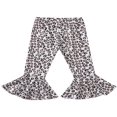 thumbnail image 1 of Pantalon Fille Pantalon Large Léopard Cloche à Volants Bas, 1 of 5