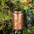 thumbnail image 4 of Farol Solar De Metal Con Diseño De Colibrí - Luz De Jardín Colgante Impermeable Con Encendido Automático, Decoración Para Patio Y Exteriores, Regalo Para Navidad Y Casa Nueva, 4 of 6