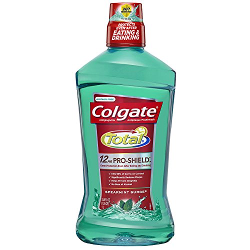 Colgate Total 12HR ProShield Mouthwash Spearmint Surge 33.8 OZ