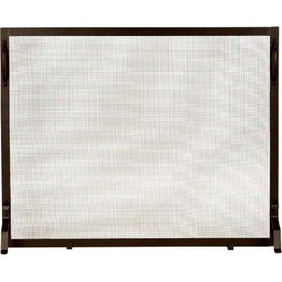 Dagan S129B Wrought Iron Panel Screen, Bronze