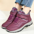 thumbnail image 3 of Mepaouo Womens Winter Snow Boots Warm Fleece Lined Anti-Slip Ankle Booties Walking Trekking Shoes, 3 of 7