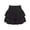 A-Black1072, variant on XIAONU Smocked Waist Mini Skirt For Women Tiered Ruffled Short Skirt Soft Trendy Beach Vacation Skirts