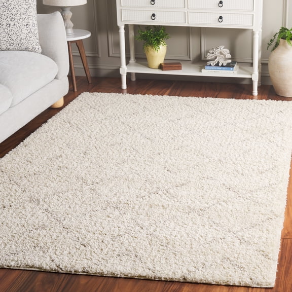 SAFAVIEH Arizona Shag Collection ASG743A Ivory/Beige Rug