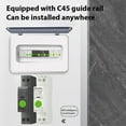 thumbnail image 4 of Smart Circuit Breaker Tuya APP WiFi Enabled Circuit Breaker Electricity Statistics Leakage Switch with Leakage Protection Overvoltage and Undervoltage Protection Mobile Phone Remote Control for, 4 of 8