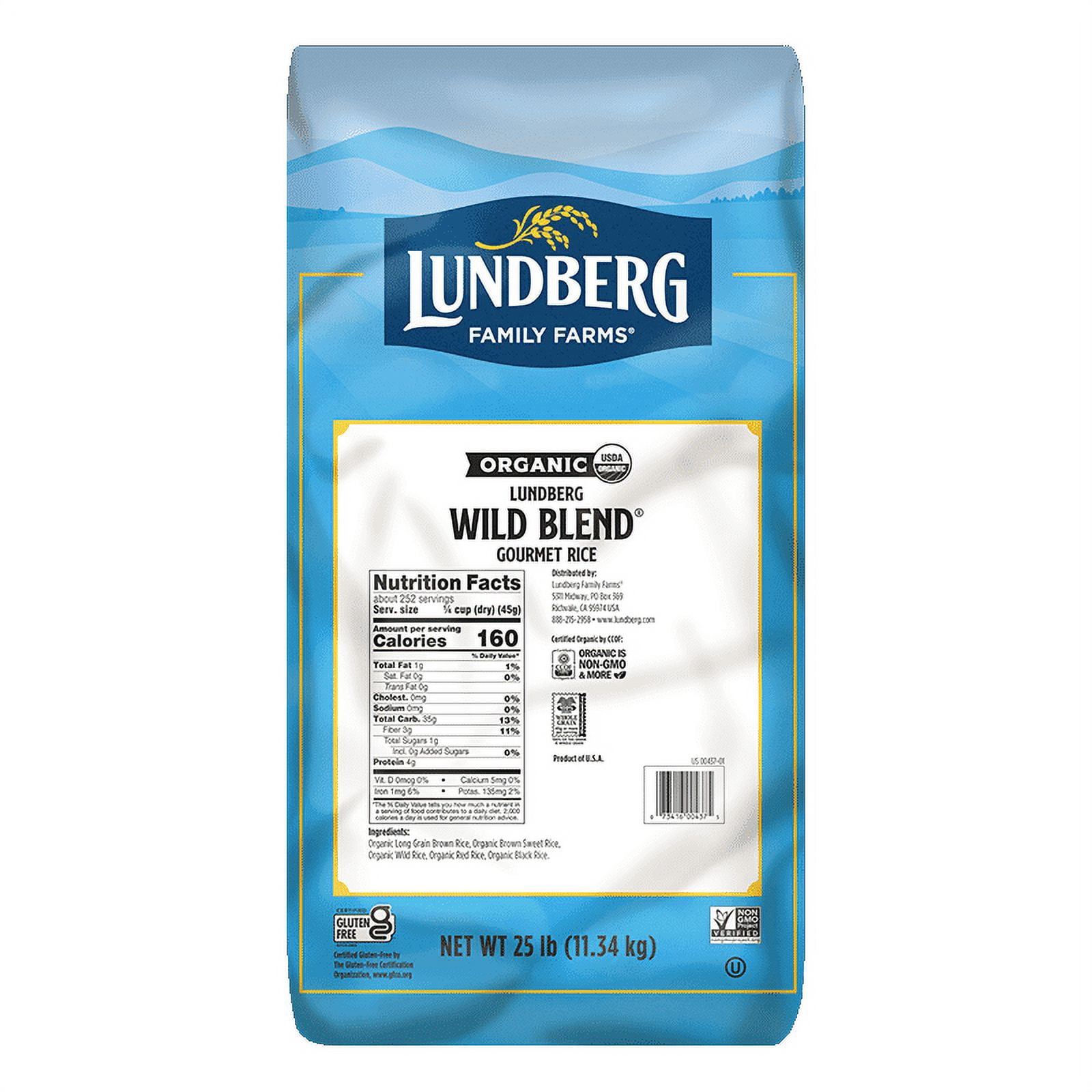 (Pack Of 6) Lundberg Organic Wild Blend Rice 2 Lb