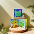 thumbnail image 4 of QJUHUNG Animal Mouse Teething Toy for Babies - Early Learning Pull-String & Button Sound Cloth Book  Durable Tear-Resistant Interactive Parent-Child Plaything, 4 of 6